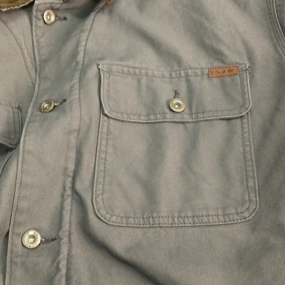 Grey Woolrich lined jacket - Picture 10 of 10